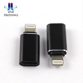 Jihai AP TYPE CF adapter – Type-Female Apple férfi csatlakozó, alumínium ház, töltés és adatátvitel, 3C digitális eszközökhöz