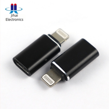 Jihai AP TYPE CF adapter – Type-Female Apple férfi csatlakozó, alumínium ház, töltés és adatátvitel, 3C digitális eszközökhöz