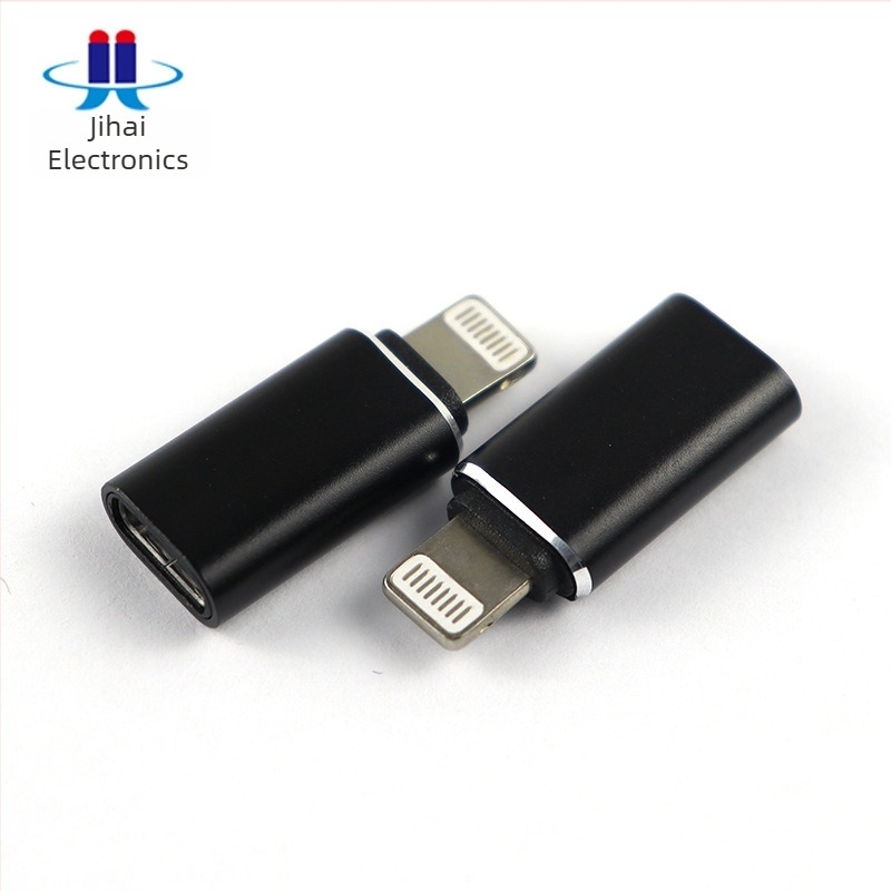 Jihai AP TYPE CF adapter – Type-Female Apple férfi csatlakozó, alumínium ház, töltés és adatátvitel, 3C digitális eszközökhöz