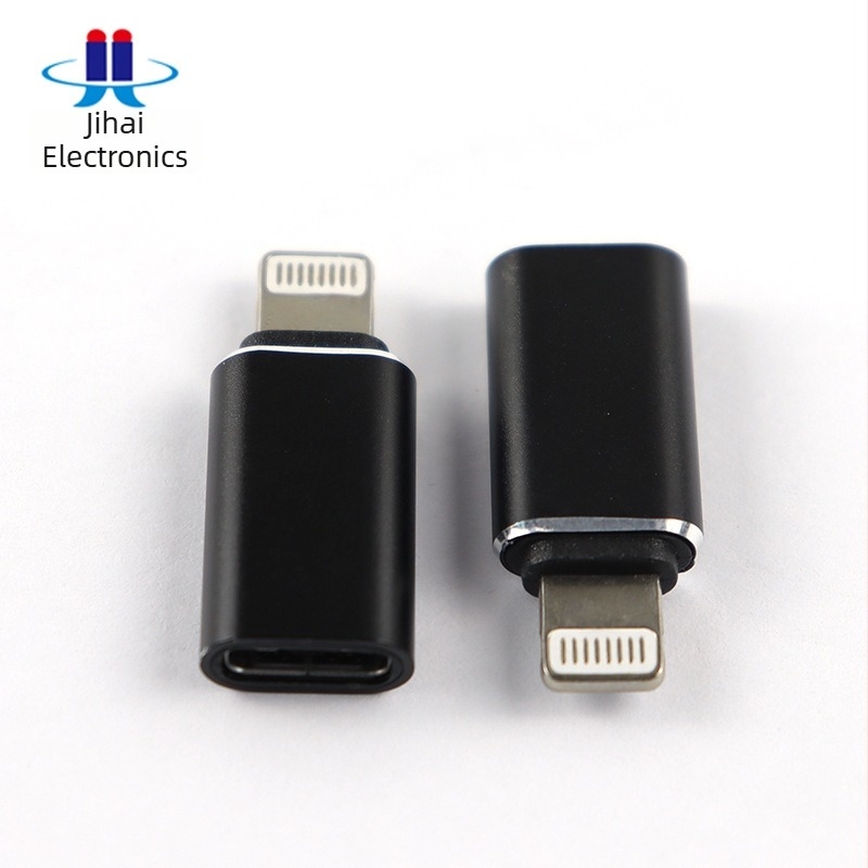 Jihai AP TYPE CF adapter – Type-Female Apple férfi csatlakozó, alumínium ház, töltés és adatátvitel, 3C digitális eszközökhöz