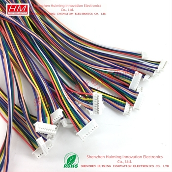 8PIN terminálvonal, 8P, 1,25 mm közép, dupla fejű, egy irányba vagy fordított irányba, hossz 5 cm / 50 mm, színes elektronikai vonal