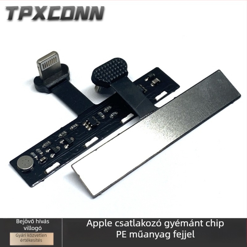 Lightning LED villanó modul Apple készülékekhez hangvezérléssel és szalagkábel-csatlakozóval