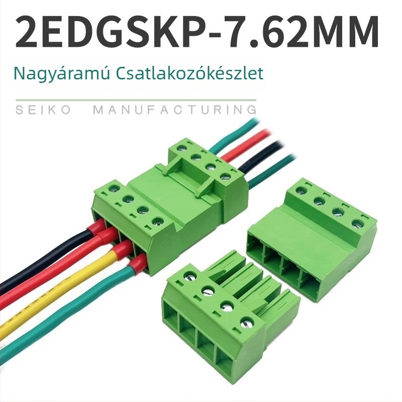 2EDGSKP-7.62mm Magas Áramerősségű 32A Forrasztás Nélküli Dugaszolható Terminálblokk 2EDG-7.62mm