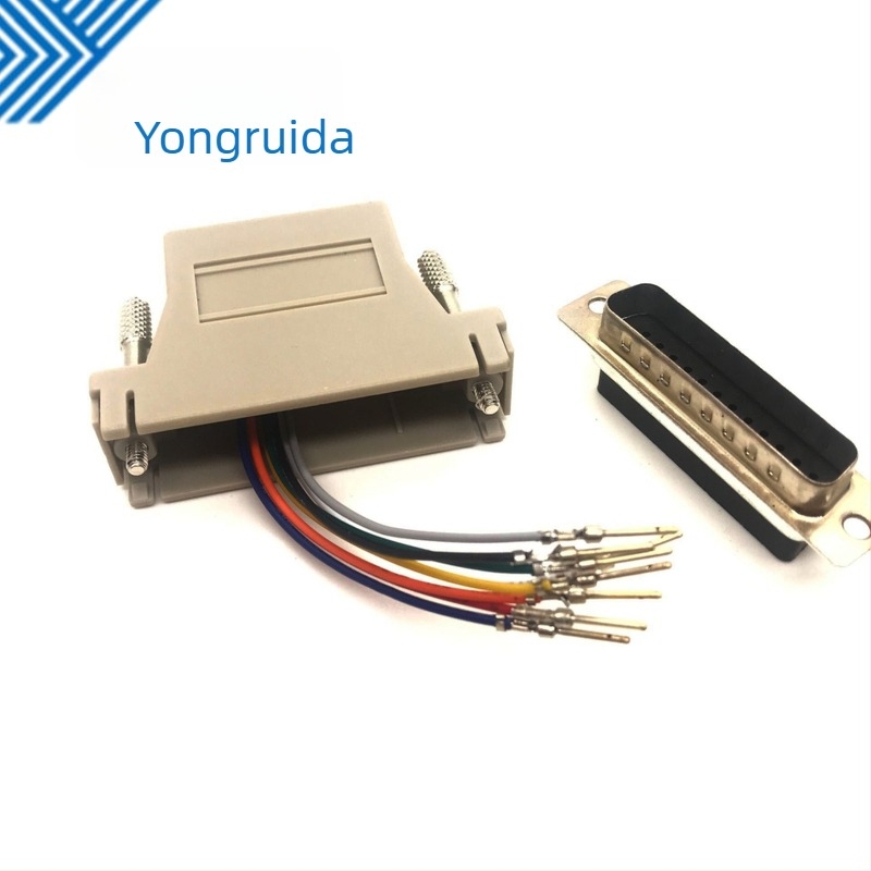 RJ45–DB25 adapter, DB25 férfi csatlakozó PCB-hez