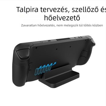 PGTECH SteamDeck OLED állvány a SteamDeck OLED/SteamDeck számára – ABS anyag, 123 g, kompatibilis SteamDeck OLED/SteamDeck