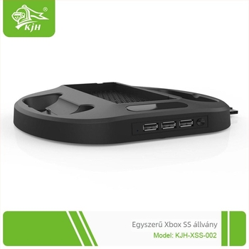 Xbox Series S többfunkciós hűtőbázis vezeték nélküli kontrollertöltővel (ABS anyag; kompatibilis Xbox Series S-sel; súlya 380 g)