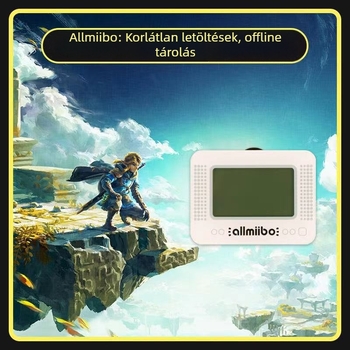 Allmiibo-emulátor Nintendo Switch-hez Bluetooth-kapcsolattal, ABS anyag, egyszerűsített verzió