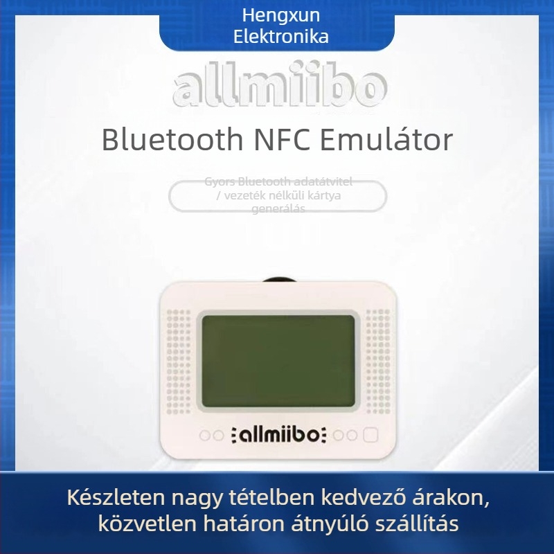 Allmiibo-emulátor Nintendo Switch-hez Bluetooth-kapcsolattal, ABS anyag, egyszerűsített verzió