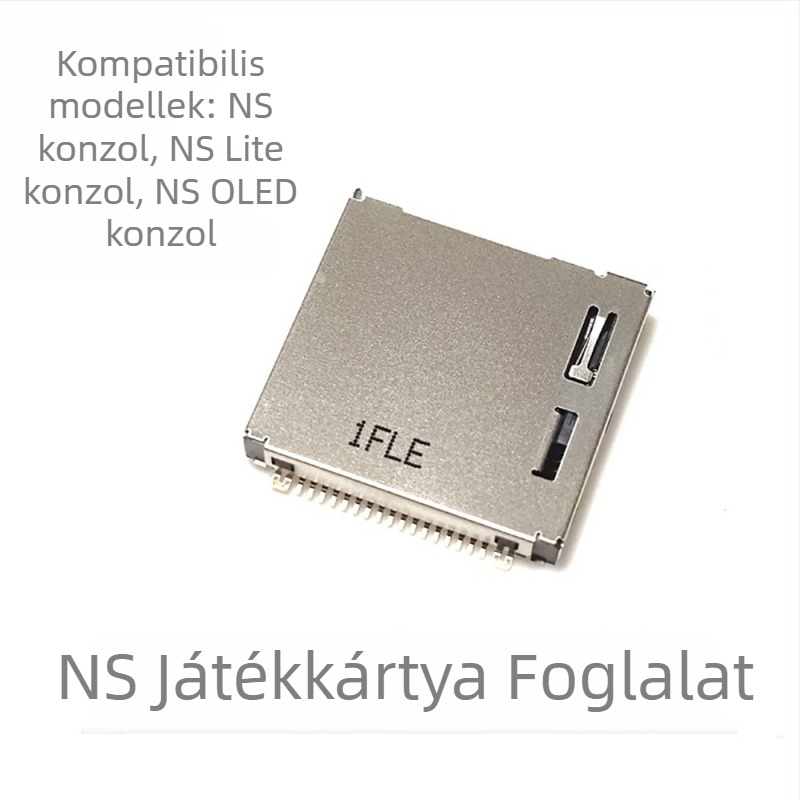 Nintendo Switch Lite játékkártya-slot panel – fejhallgató-slot modul, vas, 60 g