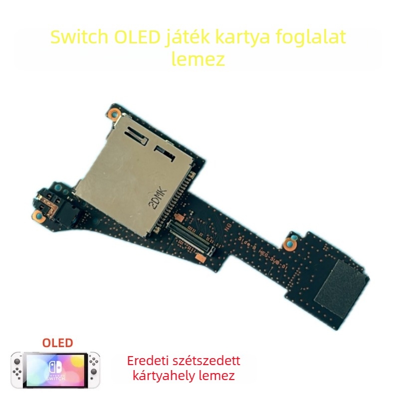 Nintendo Switch OLED kártya-slot deszka Socket interfésszel, FPC anyag, eredeti játék szoftverrel