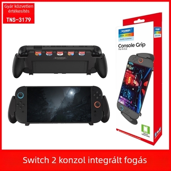 DOBE Switch2 integrált fogantyú játékkártya-tárolóval – Modell TNS-3179, ABS, Switch2 konzolhoz