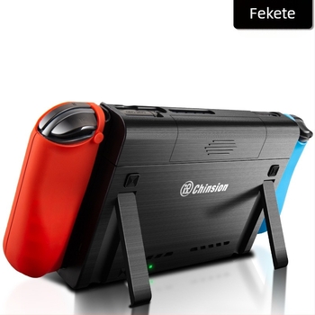 Type-C Nintendo Switch hátlapi klipszes külső akkumulátor, állvánnyal – 10000mAh, ABS műanyag