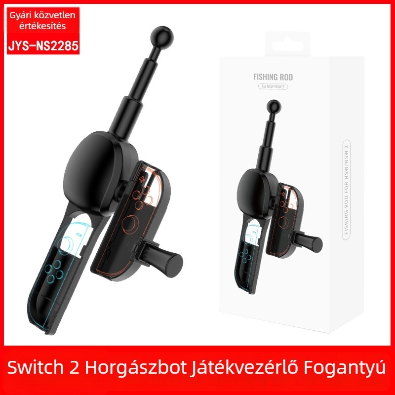 Switch2 horgászbot fogantyú (bal és jobb kézre tervezve) – modell JYS-NS2285, ABS, kompatibil Switch2