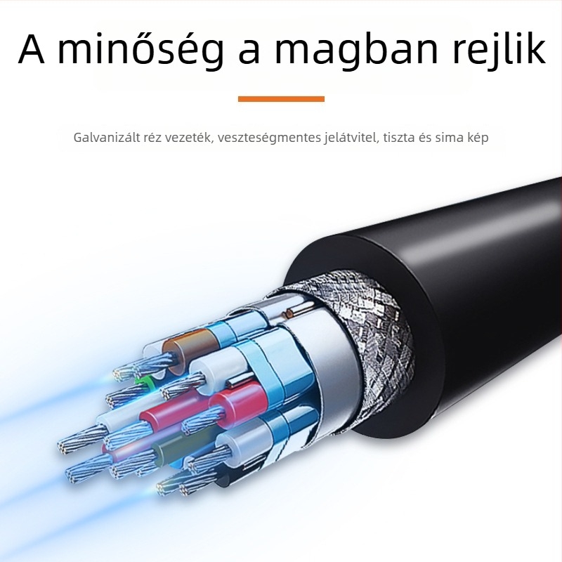 HD-VI kábel Huawei videókonferencia VPC600620-hoz TE sorozat terminálokhoz – 10 m, oxigénmentes réz, videóátvitel, aranyozott
