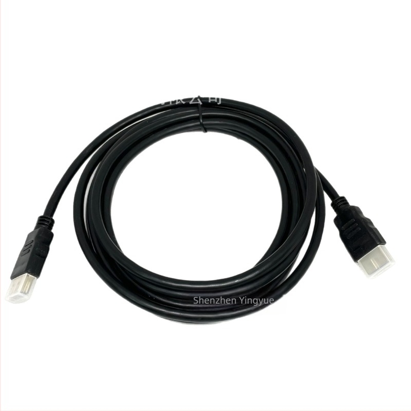 HDMI-kábel 1.4, 4K támogatás, aranyozott csatlakozók, réz-bevonatos acélvezetők PC/TV/játék konzolhoz