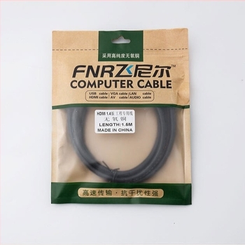HDMI-kábel PC-hez — aranyozott érintkezők, réz vezető, hossz 1,5 m, adapterkábel
