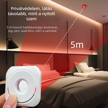 Rejtett kamerák infravörös érzékelője — hordozható USB-s vezeték nélküli detektor, 0-2000 MHz, 5 m hatótáv