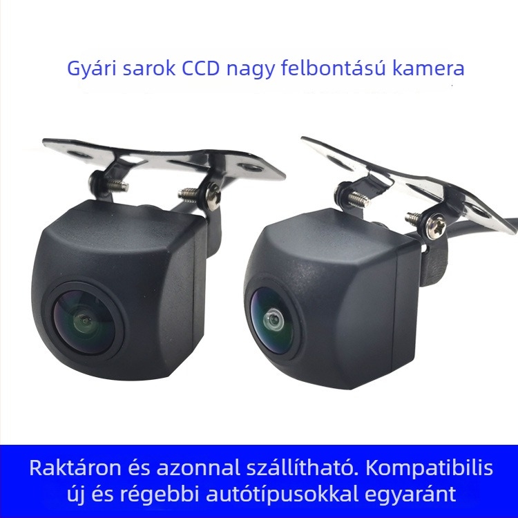 HD CCD éjjellátó tolató kamera autóhoz, fisheye objektívvel