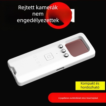 Intelligens kameradetektor szállodák számára, kémkamera-ellenes és felvétel elleni védelem, USB infravörös detektor – Modell: Camera infrared detection; Feszültség: 3.7V; Tömeg: 0.5 kg