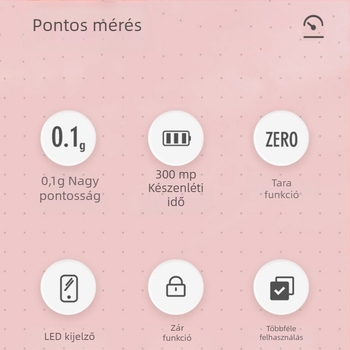 Professzionális digitális mérleg fodrászat számára peeling funkcióval, hajfesték krémhez és hajfestéshez, hajszín-skála