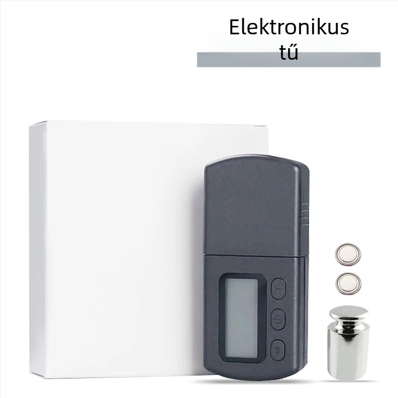 Ékszerekhez való digitális karátmérleg (Model 5G, tartomány 5 g, felbontás 0,01 g, lítium Akkumulátor, ékszerekhez)