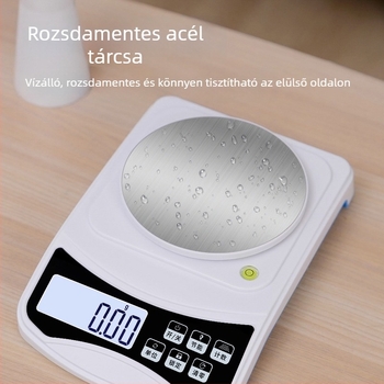 Changxie Electronics 598A Konyhai elektronikus mérleg, kiváló precizitás, 0,01–500 g, kompakt digitális mérleg