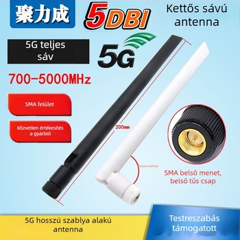 JLC 5G penge alakú antenna IoT modulhoz, 8 dB nyereség, frekvenciasáv 700–5000 MHz, 50 Ω, modell JLC-5G003JX