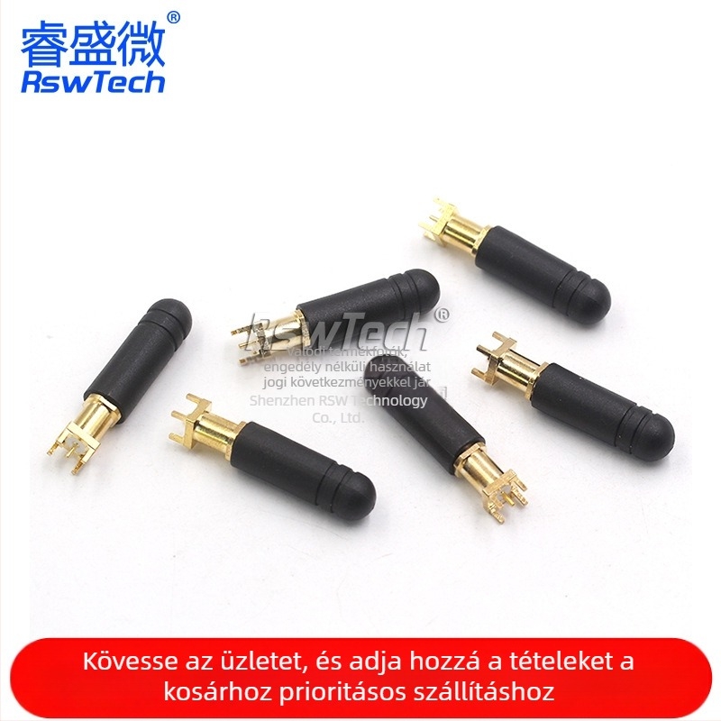 2.4G/5.8G két-sávos antenna, külső SMA csatlakozóval, 50 Ω, SWR ≤ 1.2, frekvenciasáv 2.4–5.8 GHz