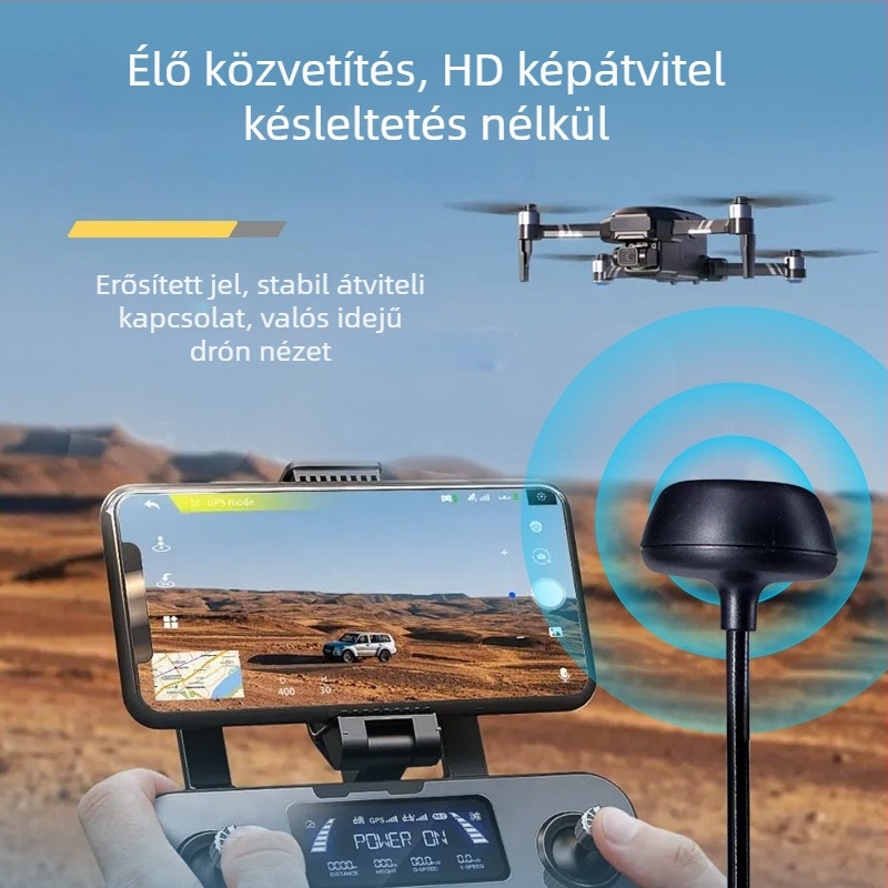 Shengda 5,8 GHz omnidirekcionális gomba FPV antenna drónokhoz – kültéri vízálló, interferencia elleni védelem, magas nyereség