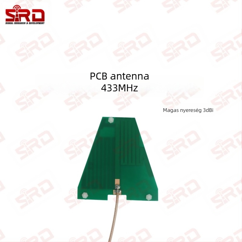 UAV patch PCB antenna, 400MHz, nagy nyereségű irányított antenna, beépített PCB antenna