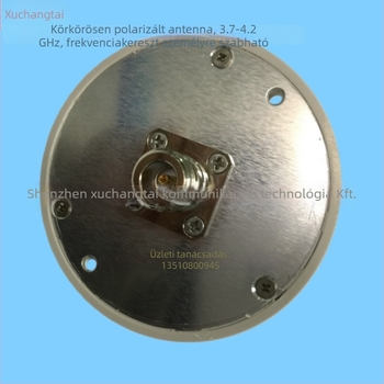 UWB körpolarizációs antenna, 3,7–4,2 GHz, 3 dBi nyereség, modell Xctd 3500-02 yjdz