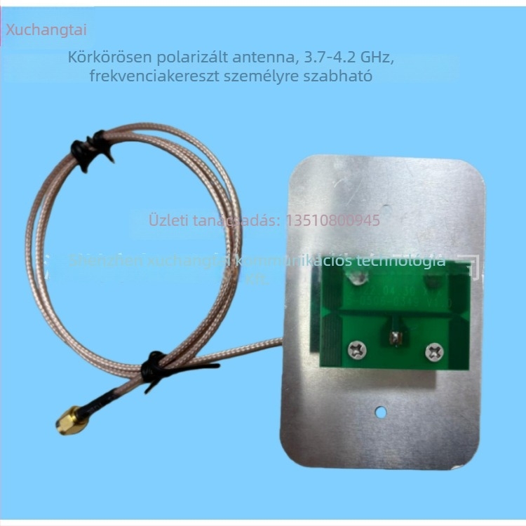 UWB körpolarizációs antenna, 3,7–4,2 GHz, 3 dBi nyereség, modell Xctd 3500-02 yjdz