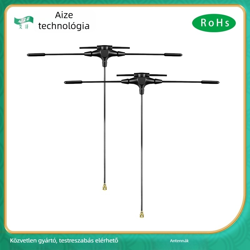 T-típusú kettős sávú antenna, 915MHz/2.4GHz, 8 dBi nyereséggel, FPV hosszú hatótávolságú vezeték nélküli vezérléshez