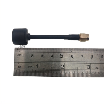 Gombaantenna körpolarizációval, 5,5–5,8 GHz, 50 Ω, 5 dB nyereség (VSWR ≤ 1,5)