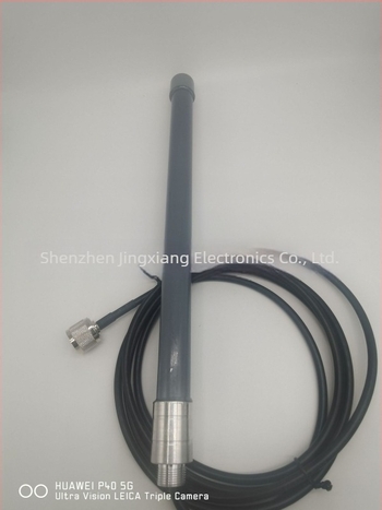 Kültéri FRP, omnidirekcionális antenna a 4G/LTE GSM 3G-hez, DTU bázisállomás, 8 dB nyereség, frekvenciasáv 700–2700 MHz, 50 Ω, SWR ≤1.5, 5 V