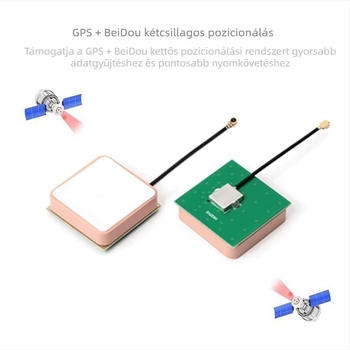 YX-GPS + BD kerámia antenna – GPS BeiDou kettős módú aktív antenna beépített kerámia antenna, 28 dB nyereség, 1575 MHz, 50 Ω, SWR ≤ 1.5, 3–5 V