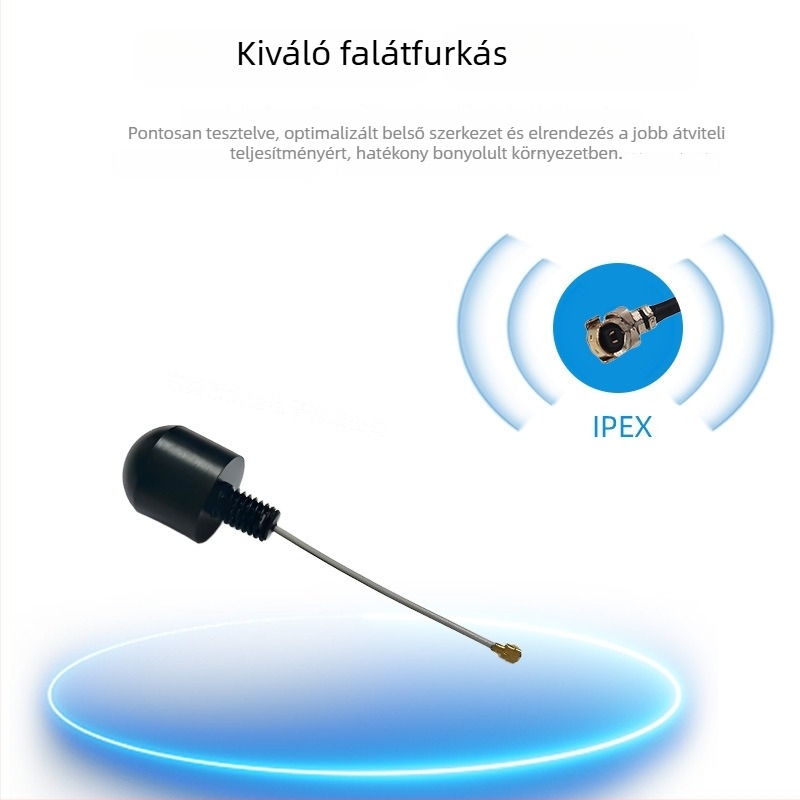 WiFi antenna gombafejű, vízálló, omnidirekcionális, beltéri mennyezeti felszerelés, 3–5 dBi, 433 MHz, 50 Ω, SWR ≤ 1.5