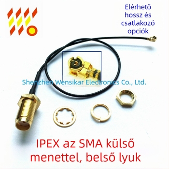 2,4G omnidireziós antenna SMA csatlakozóval (2400–2500 MHz, 3 dBi, 50 Ω, SWR ≤ 1,5)