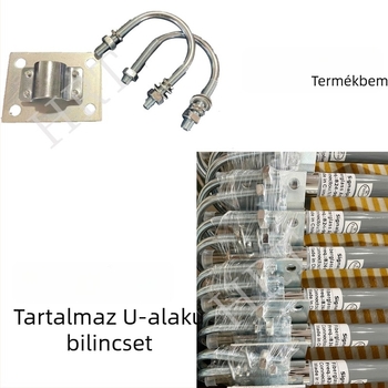 Huarongtong 50 Ω omnidirekcionális üvegszálas antenna, 150 MHz, 3 dBi, SWR ≤ 1.5