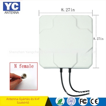Kültéri vízálló 4G antenna 2G/3G/4G támogatással (18 dBi nyereség, 50 Ω impedancia, SWR ≤ 1.8, teljes sáv)