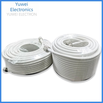 Kis veszteségű feeder kábel belső/kültéri antennához – 50 Ω, 160–6000 MHz, SWR ≤ 1,18, modell KXYW08