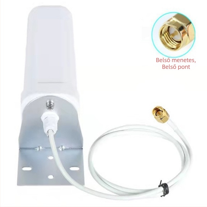 Gun Barrel Antenna Router Modem 3G/4G LTE-hoz, Beltéri és kültéri használat, 12 dBi gain, 698–4900 MHz, 50 Ω, SWR ≤ 1.5, 5 V