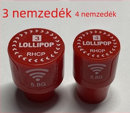BD008, 5.8 GHz rövid antenna, 4. generáció, 50 Ω, 3 dBi, 5500–5950 MHz, SWR ≤ 1.3