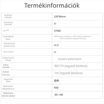 GNSS Beidou/GPS kettős üzemmódú antenna tengeri navigációhoz, nagy Pontosság