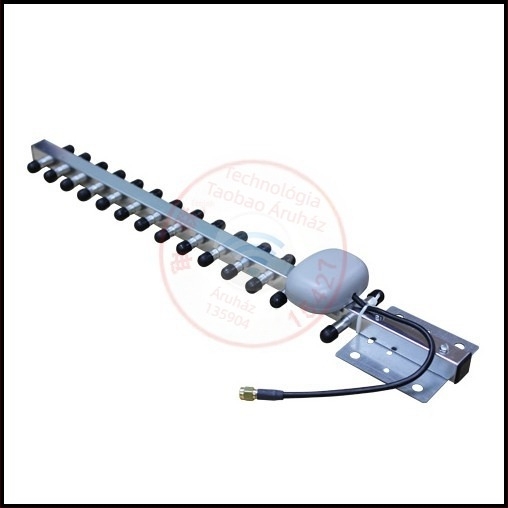 Kültéri irányított Yagi antenna, 13 elem, 2.4–2.5 GHz, 20 dBi, 50 Ω, VSWR ≤ 1,5