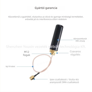 Kültéri szekrényantenna, vízálló, omnidirekcionális, 8 dBi, 698-4900 MHz, 50 Ω, SMA belső tű, VSWR ≤ 1.5
