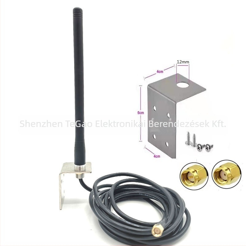 2.4G antenna Bluetooth és Wi-Fi-vel, vízálló ragasztó-antenna, 50 Ω, SWR ≤1.5, gain 10