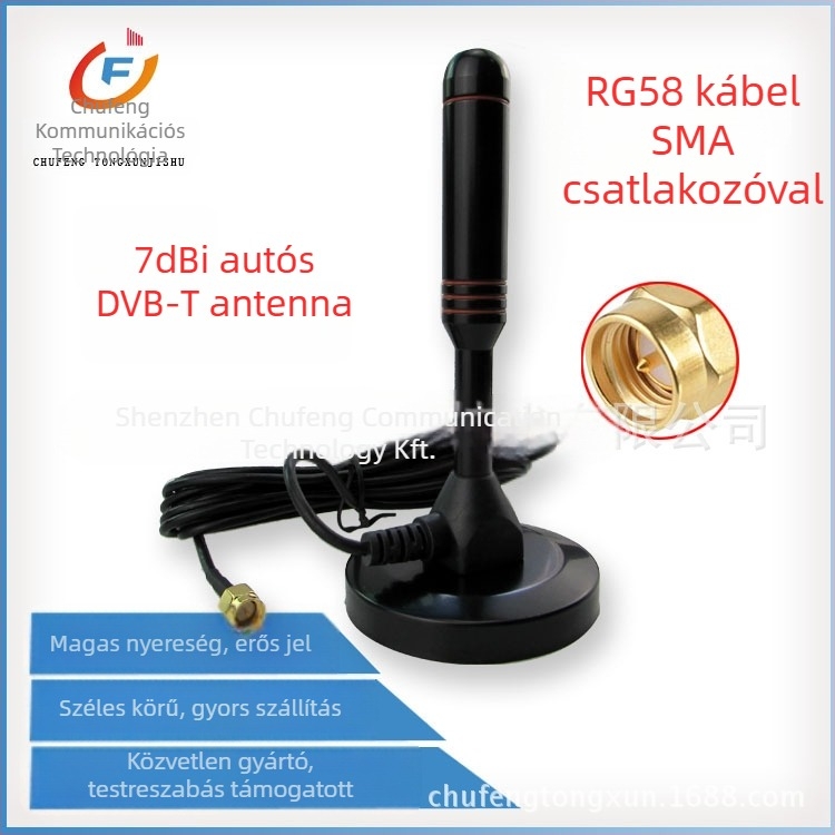 DTMB autós TV antenna, DVB-T kompatibilis, mobil DTMB földi digitális TV vevő
