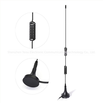 4G szívófejes antenna, omnidirekcionális kültéri töltőoszlophoz, 50 Ω impedancia, SWR ≤ 1,3, 9 dB nyereség
