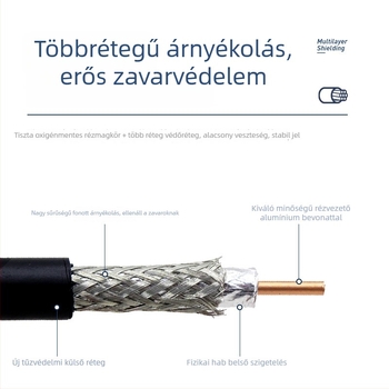 RF koaxiális kábel a kommunikációhoz – alacsony veszteségű feeder, beltéri mennyezet / kültéri antenna adapter, modell 50-5, LINTRATEK